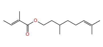 Dihydrocitronellyl (E)-2-methyl-2-butenoate